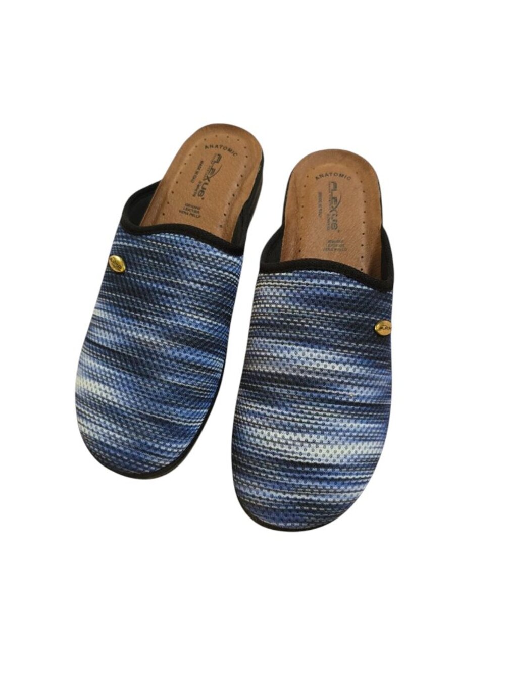 Flexus by Spring Step Scuff Ombre Slip on Slippers Blue Multi 10.5-11 EUR 42